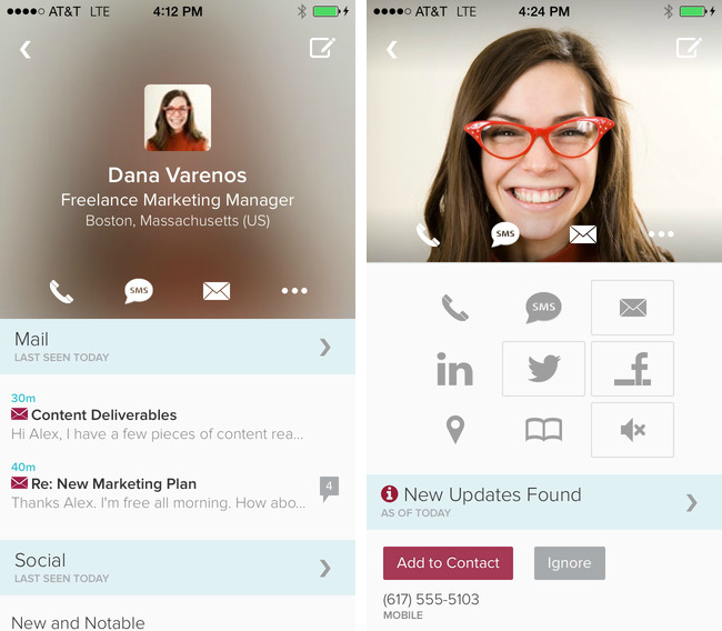 Cloze 3.1 – Smart Contact Management and Support for iOS 8