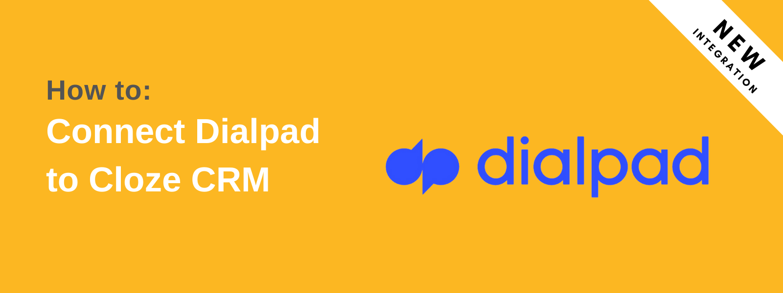 Connect Dialpad to Cloze CRM