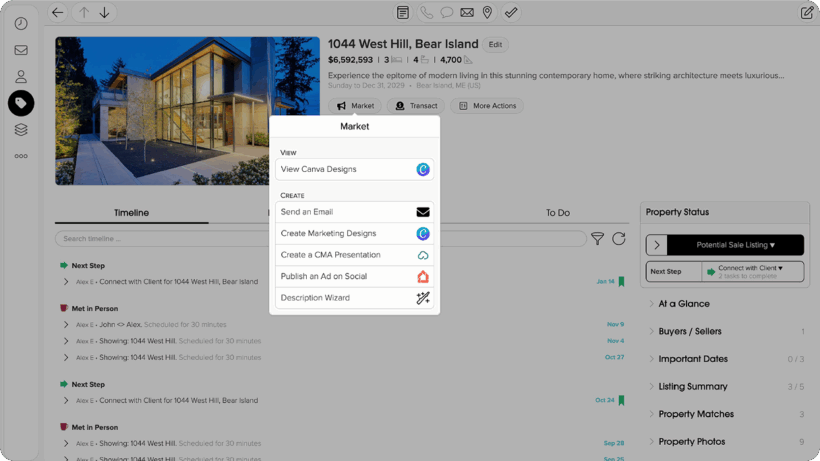 Cloze Property View and Integrations