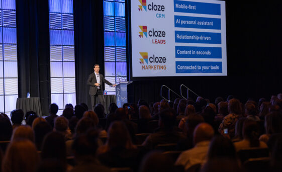 Ryan Raveis introduces Cloze at William Raveis Elite Event