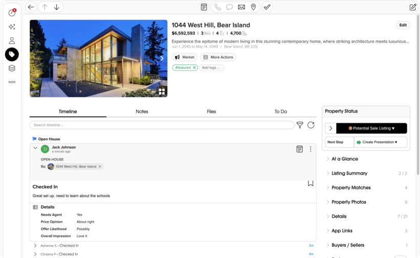 Open House integration with Cloze